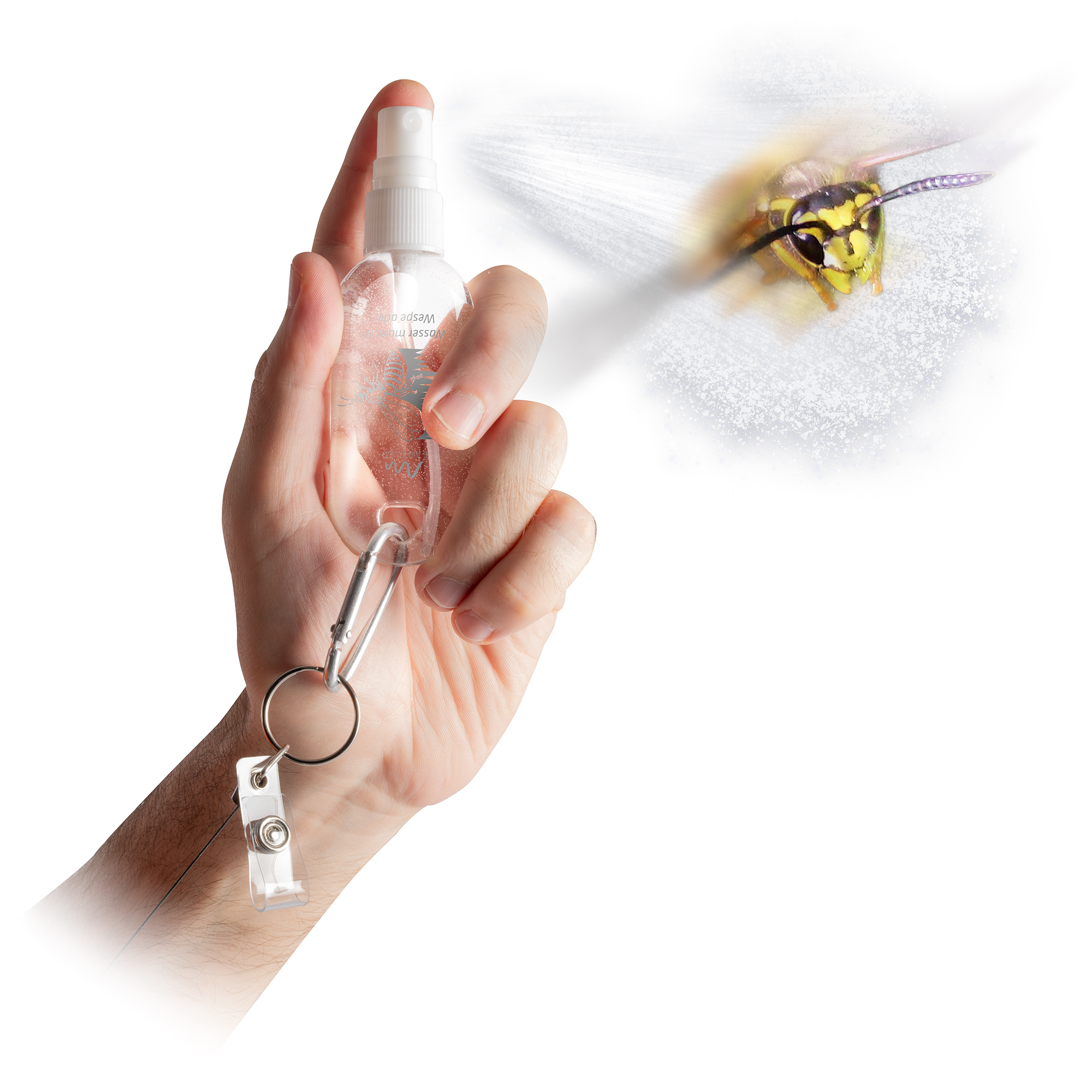 Deterrente per Vespe - Set da 3 | Spray Anti Vespe a base d’Acqua | Repellente con Acqua