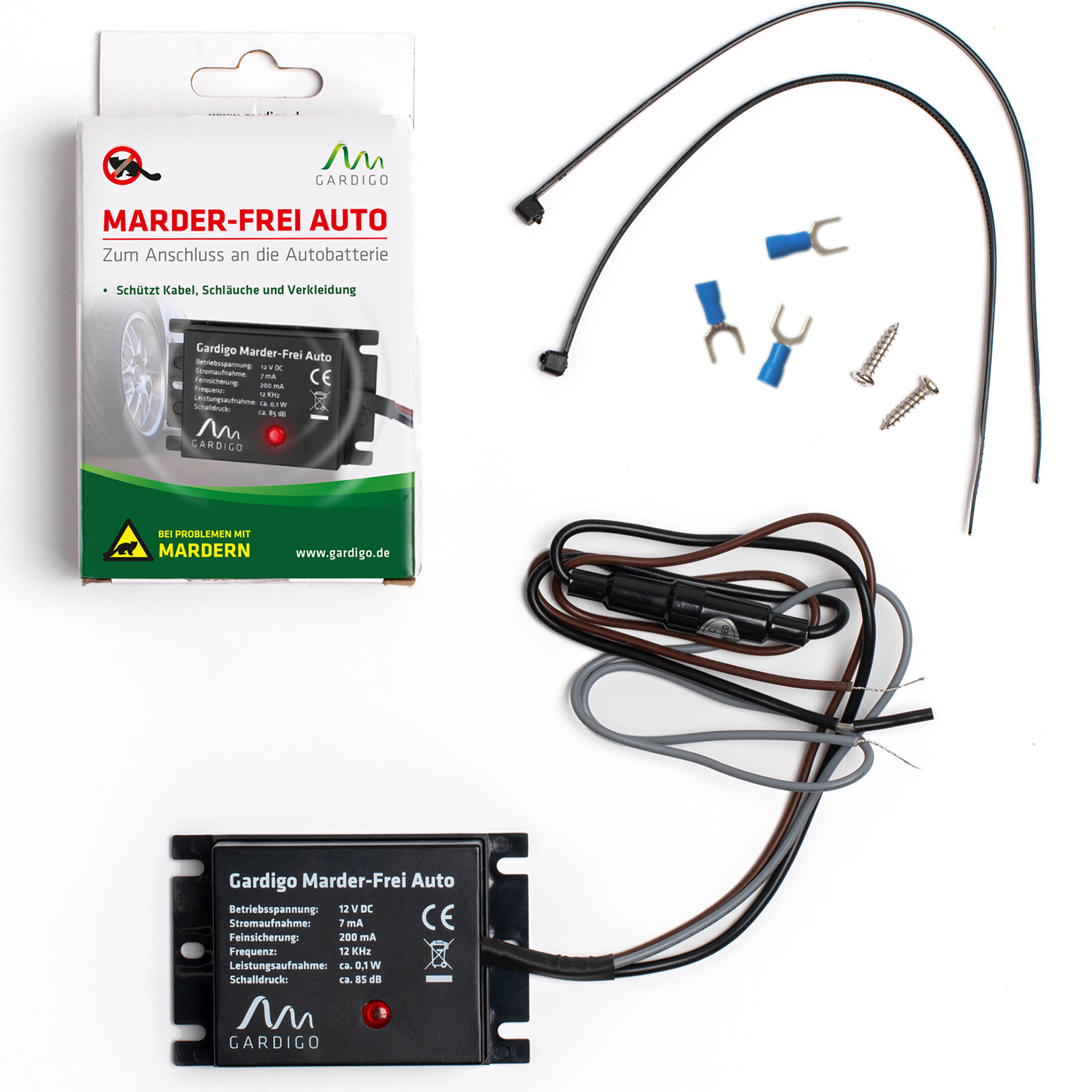 GARDIGO Marder-Frei Auto Lieferumfang