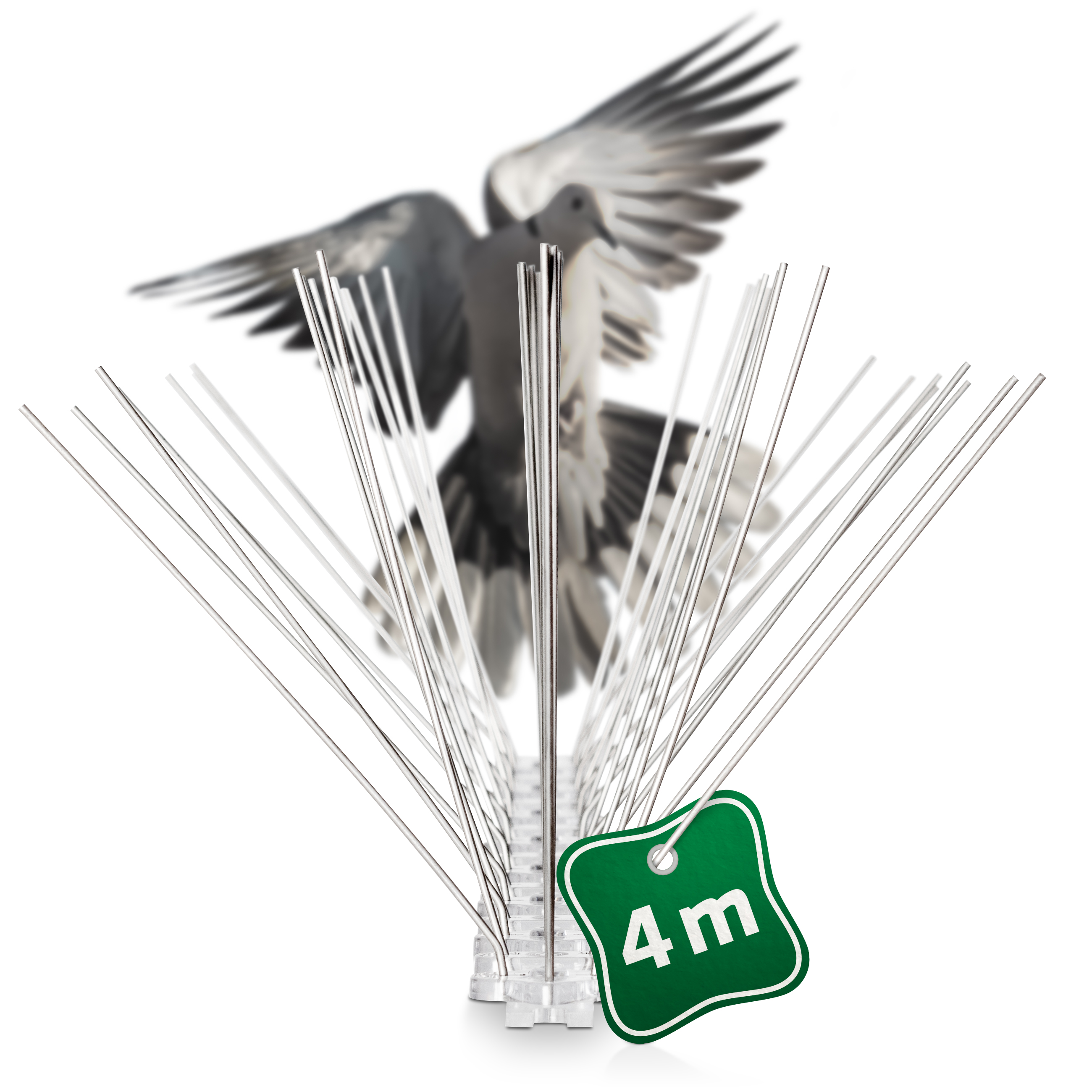 Dissuasori per Piccioni in Acciaio 4 m