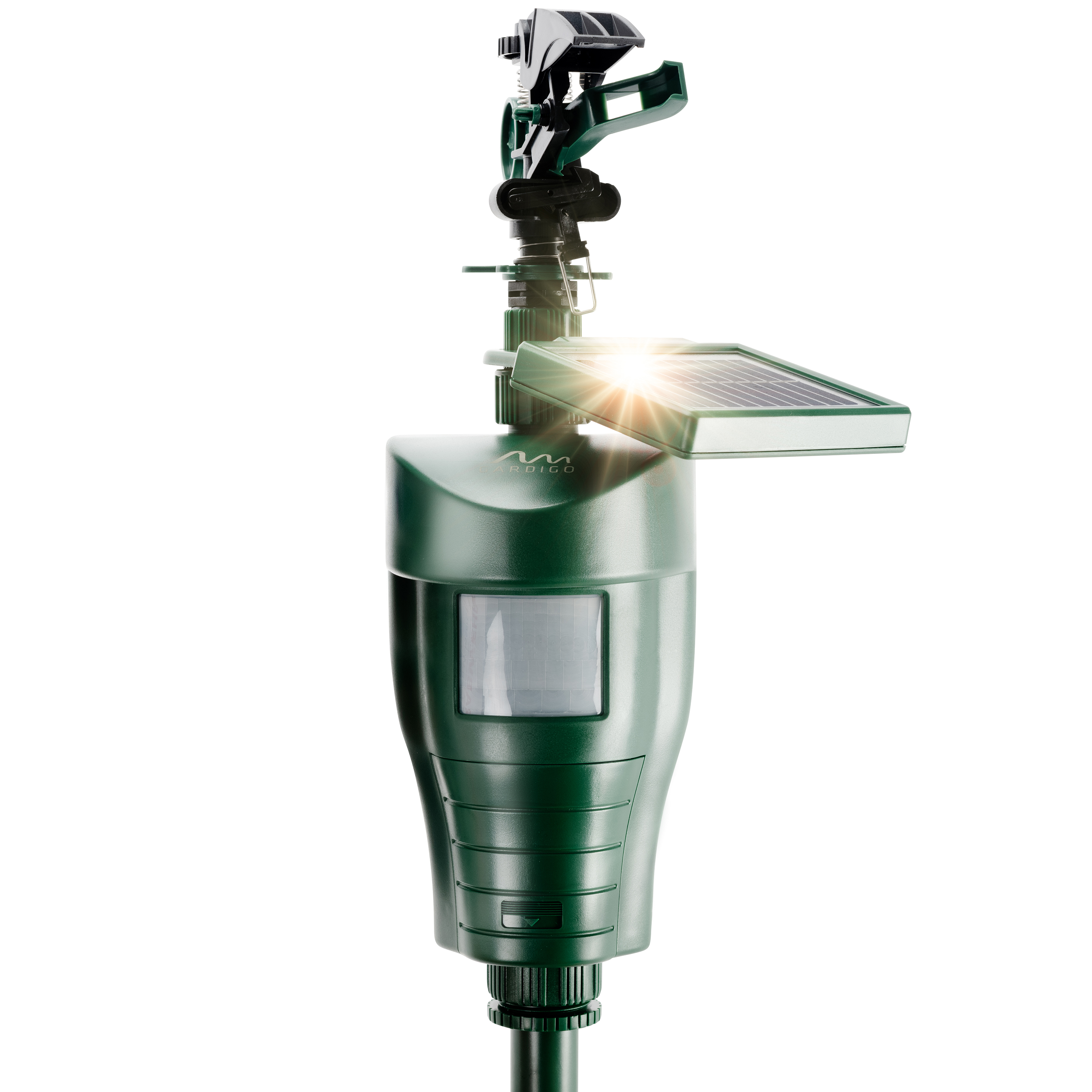 Repellente per Animali a Getto d’Acqua a Energia Solare