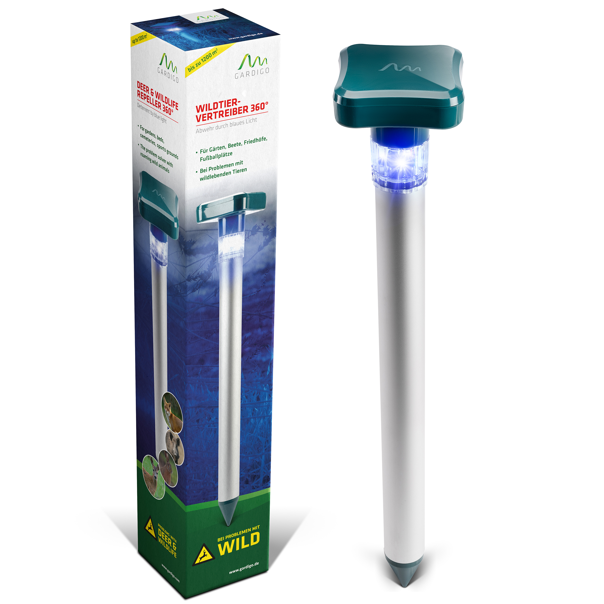 Der Waschbär und Wildtier-Vertreiber von GARDIGO.